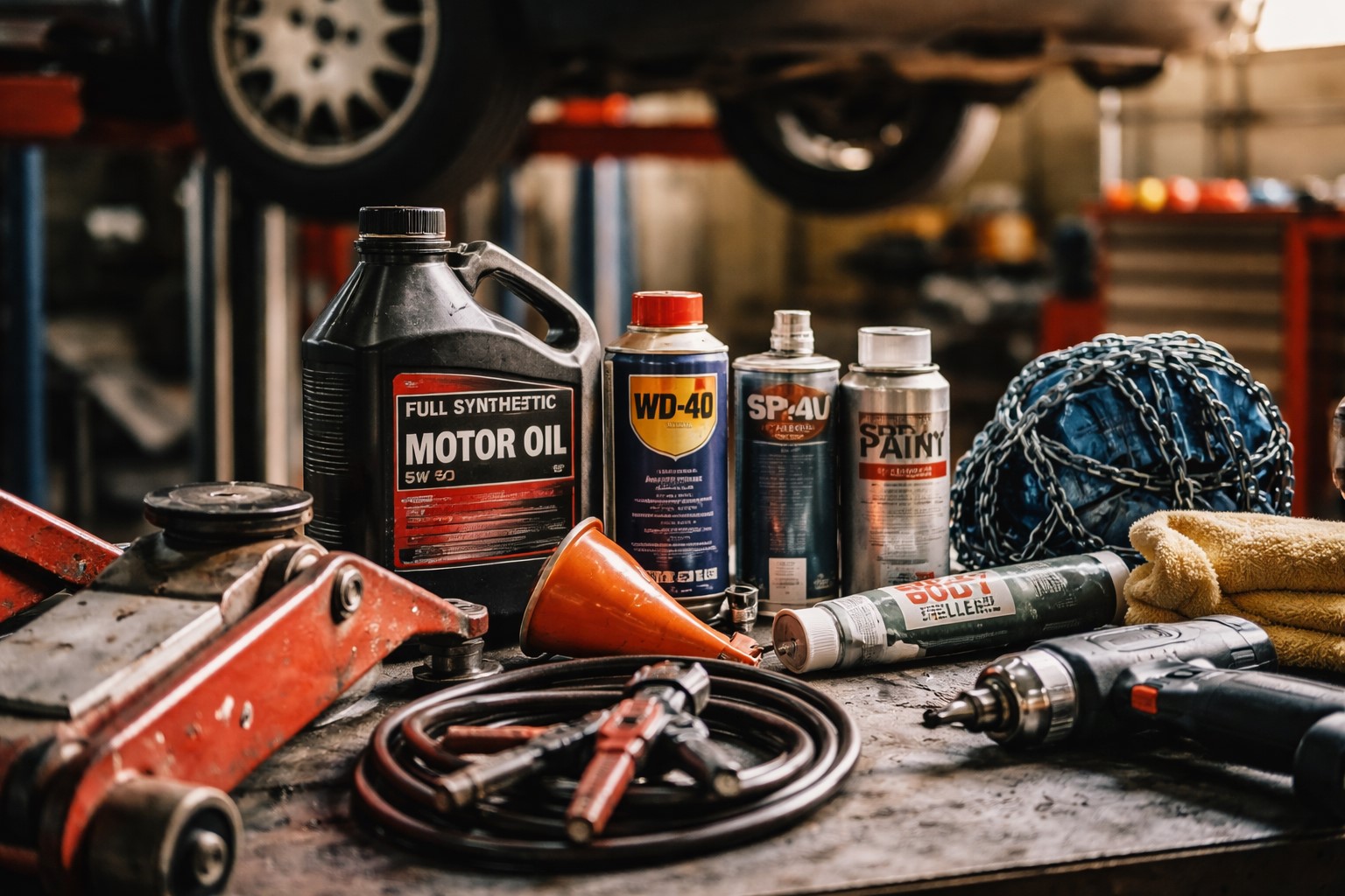 Automotive – vybavení pro servis a údržbu vozidel